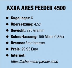Axxa Ares Feeder 4500 Daten