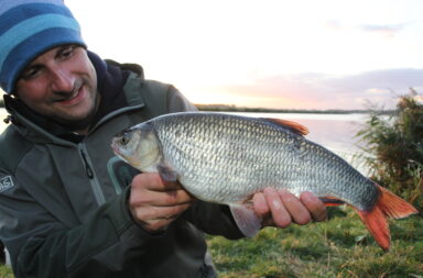 Jesco mit einem Aland aus der Eider