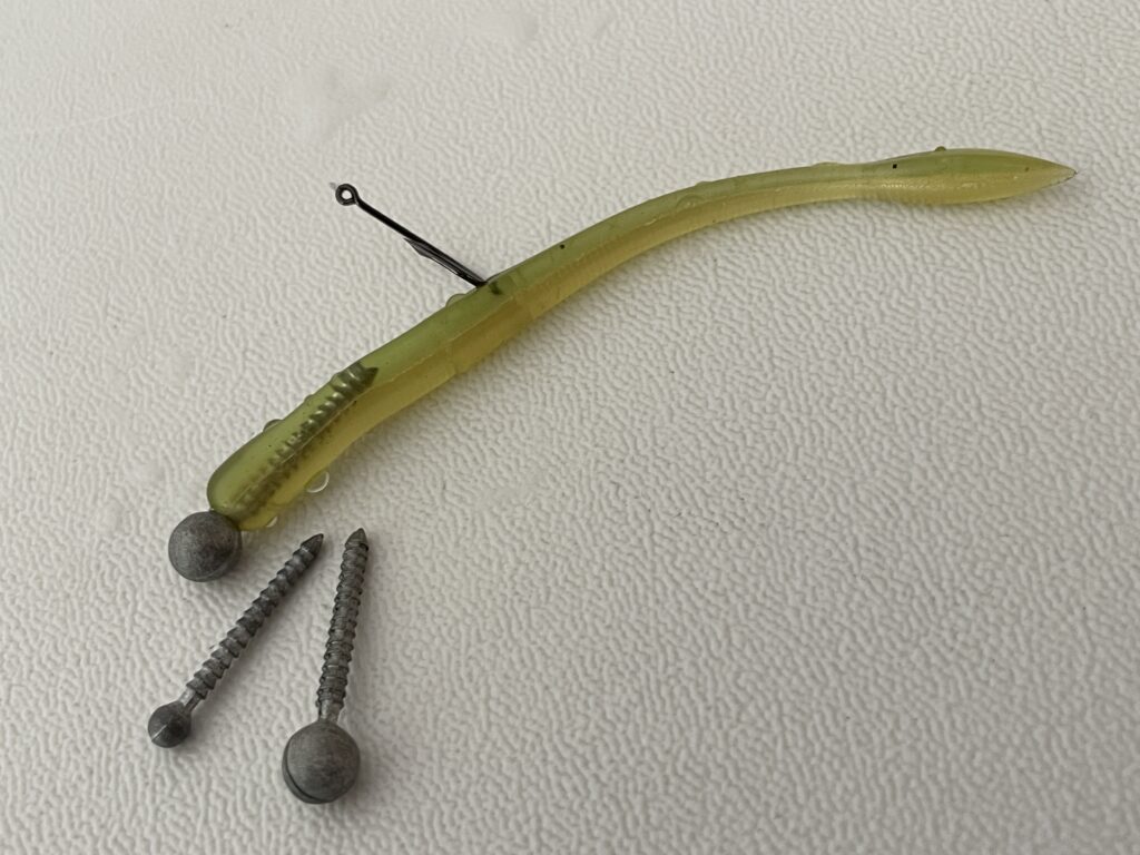 Für das Neko Rig brauchen wir kleine Gewichte, die in den Wurm geschoben werden